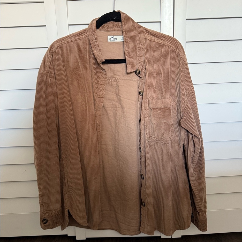 Hollister Brown Corduroy Jacket